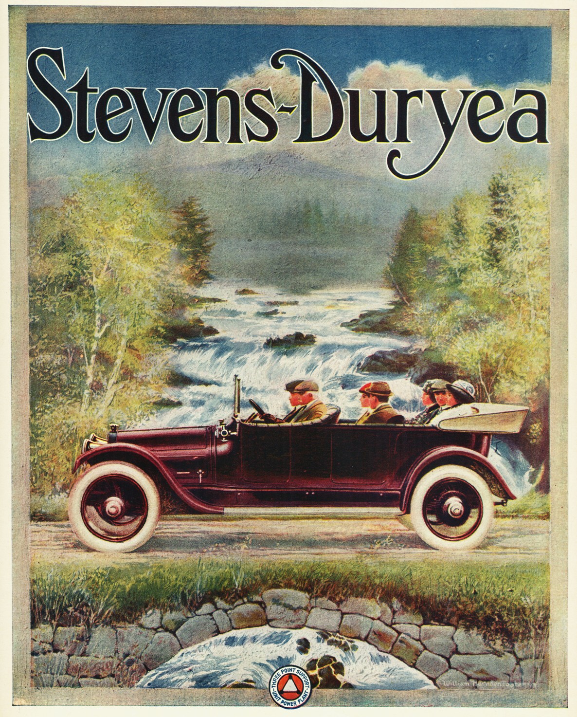 1914 Stevens Duryea Auto Advertising